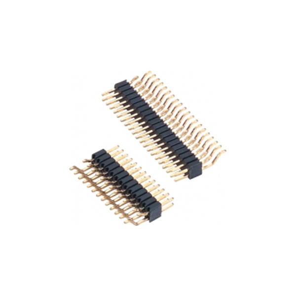 1.27排针 双排 卧贴