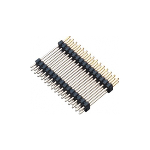 2.0排针 双排 180度直针
