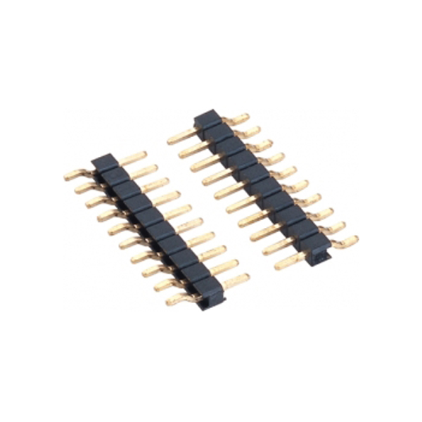 2.54排针单排卧贴