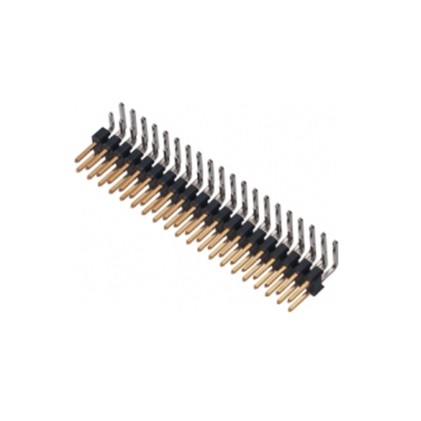 2.54排针双排 90度弯针