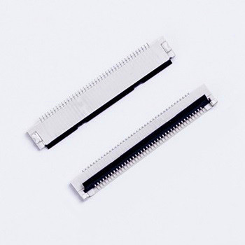 FPC连接器0.5mm间距 H1.2掀盖式