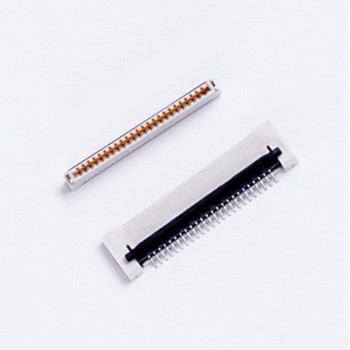 FPC连接器0.5mm间距 H1.5前掀后压