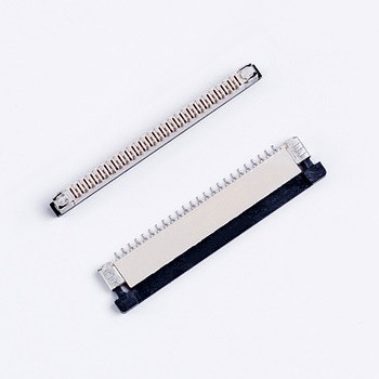 FPC连接器1.0mm间距 H2.0 拉拔式 上接